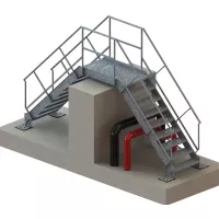Piattaforma per accesso tetto